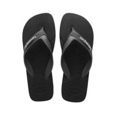 Chinelo Masculino Havaianas Dual Preto - PRETO - 45/46-Masculino