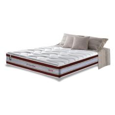 Colchão Queen Molas Ensacadas Select Firme D33 158x198x32 Vinho Cama Inbox