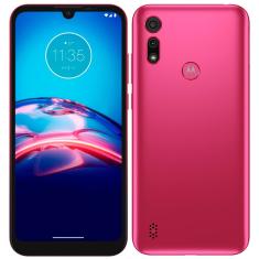 Smartphone Motorola Moto E6i Pink 32GB, 2GB RAM, Tela de 6.1”, Câmera Traseira Dupla, Android 10 e Processador Octa-Core