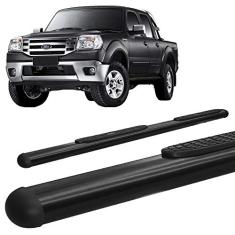 Estribo Ranger 1995 a 2012 OVAL OBLONGO PRETO C/D