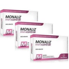 Monaliz Meu Controle - 30 Comprimidos - Sanibras Kit Com 3 em