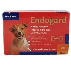 Endogard Cães 10Kg 6 Comprimidos Virbac