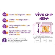 Chip Triplo Corte Vivo 4G - Cobertura Nacional