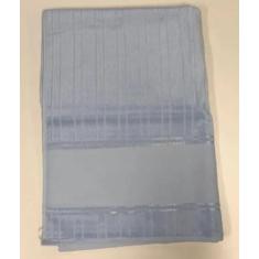 Toalha de Banho Velour Para Pintar Liso Artesanalle Dohler, Azul claro