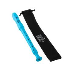 Flauta Doce -- Hering -- Germânica Azul -- c/ Capa