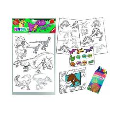 Kit de Pintura Dinossauros - Algazarra
