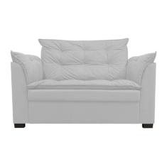 Sofá Dandara 2 Lugares Suede Compacto Estofado Confortável Suede Diver