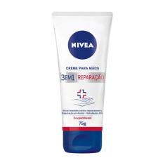 Creme Para Mãos Nivea 3 Em 1 Reparação 75g, 75g