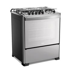 Fogão a Gás Dako Magister Inox Style 5 Bocas Mesa Inox - Bivolt