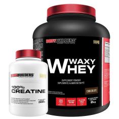 Kit Waxy whey 2kg + Creatina 300g - Bodybuilders-Unissex