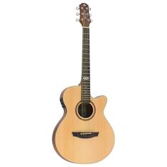 Violão Strinberg Sf200c Ns Natural Fosco Elétrico Flat Fino