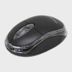 Mouse Óptico USB Neon Preto OPM-3006 800 dpi