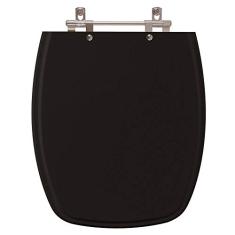 Assento Sanitario Amarilis Ébano (preto) para vaso Fiori