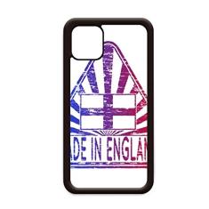 Capa feita na Inglaterra Reino Unido Bandeira de Triângulo para iPhone 12 Pro Max para Apple Mini Mobile Case Shell