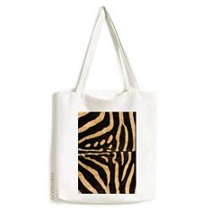 Bolsa de lona com design abstrato Pinto Feather bolsa de compras casual