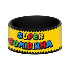 Comedouro para cães e gatos, Beek Geek's Stuff, Preto, modelo SUPER COMIDINHA