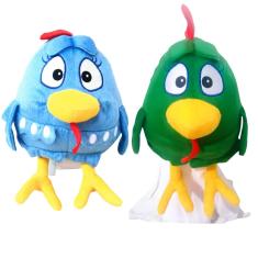 Pelúcia Galinha Pintadinha 28cm  2 Cores - 02 Personagens