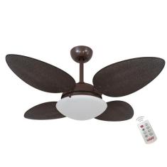 Ventilador Premium Tabaco 127V e Controle Remoto - Mais de Casa