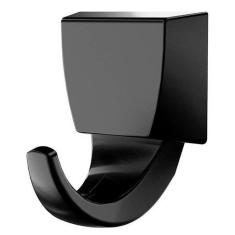 Porta Toalha Cabide Preto ABS Attic Lorenzetti