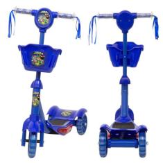 Patinete Infantil Menino Família Arqueira Guidão Ajustável - TOYS 2U