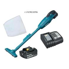 Aspirador Po 18v Dcl180 Makita Bateria 3ah + 1 Filtro Extra