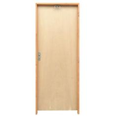Kit Porta de Madeira Semi-Oca Lisa Rodam Mescla - Lado Direito - 2.10 