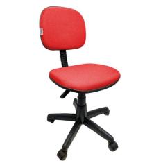 Cadeira Secretaria Giratória De Escritório Com Regulagem de Altura em 