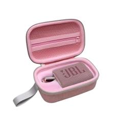 XANAD Estojo Rígido Para Alto-Falante Bluetooth Sem Fio Portátil Jbl Go3 / Go 3 Eco - Bolsa De Proteção Para Viagem E Transporte (Rosa)