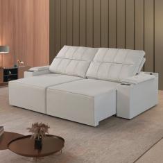 Sofá Retrátil e Reclinável 5 Lugares 290cm M182 Yescasa