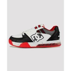 Tênis DC Shoes Versatile LE - White/ Black/ Athletic Red-Unissex