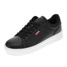 Levi's Tênis feminino Carrie, Preto/branco, 36