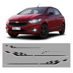 Kit Completo Faixa Onix Effect 2018/2019 Adesivo Branco/Preto - SPORTI