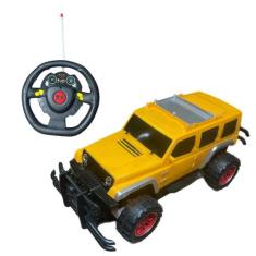 Brinquedo Carrinho Controle Remoto Jeep Amarelo - Tesla Store