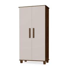 Armario Multiuso Berlim 2 Portas Malbec Off White