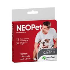 Antipulgas e Carrapatos Ourofino Neopet 1,34 mL para Cães de 10,1 até 20 Kg