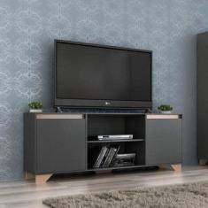 Rack para TV até 42 Polegadas 2 Portas 3 Prateleiras Benevello - Quidi