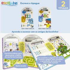 Livro - Escreva e apague: Aprendendo o 123 (Escolinha Todolivro)