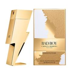 Perfume Carolina Herrera Bad Boy Gold Fantasy Eau de Toilette Masculino 100 ML-Masculino