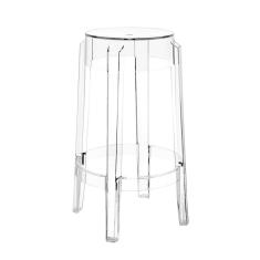 Banqueta Sophia 66 Cm Incolor Transparente Incolor