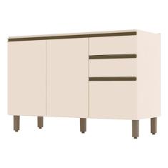 Balcão de Pia 120cm Connect Off White - Henn