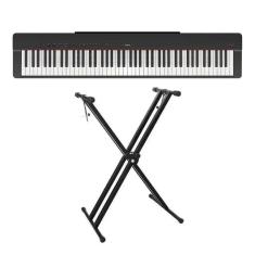 Piano Digital Yamaha P-225 - 88 Teclas GHC Toque Realista + Suporte em X