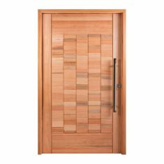 Porta Pivotante Maciça 214x109cm Eucalipto Pm97 Cruzeiro Portas Nude