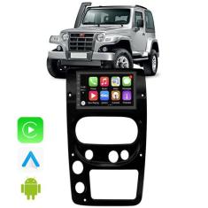 Kit Central Multimidia Carplay Android Auto Troller 2009 A 2014 7" Com