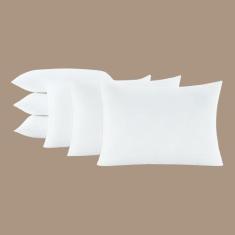 Kit 6 Travesseiros 50X70Cm Antialérgico Lavável Fibra Siliconada Macio