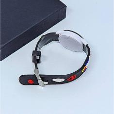 Relógio Infantil Digital Led Redondo pulseira silicone Desenho animado 3D flor urso eletrônico esporte Lançamento moda