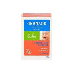 Sabonete Em Barra De Glicerina Granado Bebê Calêndula 90g, 1, 90g