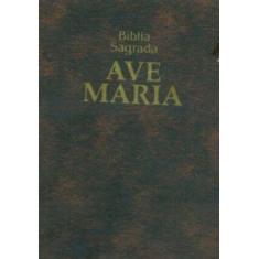 Livro - Bíblia zíper - bolso - marrom