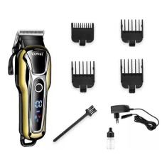 Maquina De Cortar Cabelo Sem Fio Profissional Kemei 1990