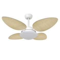 Ventilador De Teto Volare Branco Vd300 Pétalo Palmae 110V