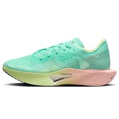 Nike ZoomX Vaporfly Next% 3 FK Tênis feminino de corrida de estrada, Espuma de menta/tom de pôr do sol/pouco volt/vela/branco, 38